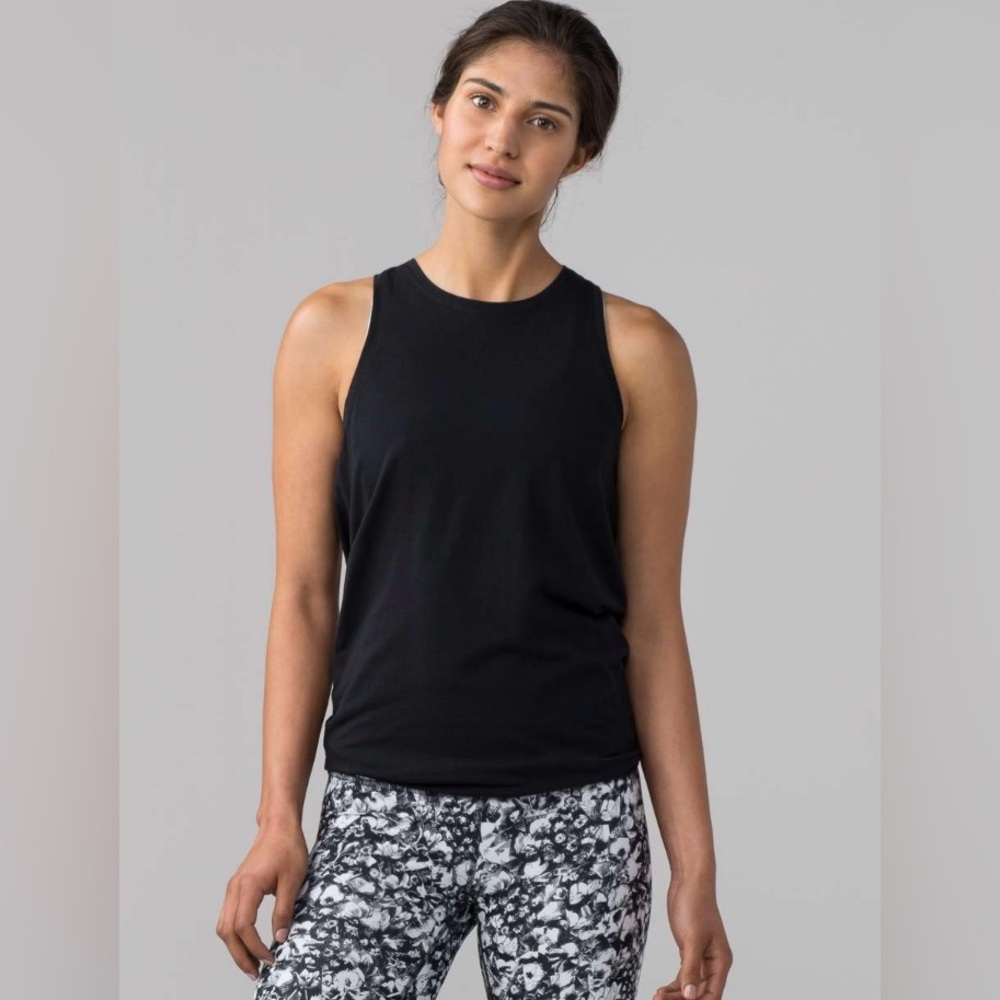 lululemon All Tied Up Tank Black